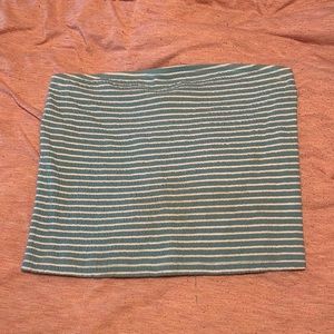 Striped tube top